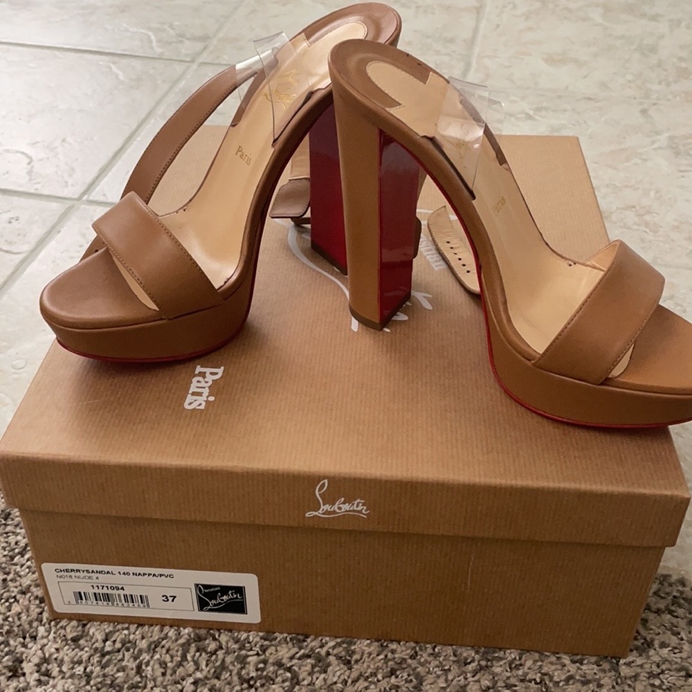 Christian Louboutin cherry sandal 140
